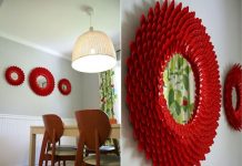DIY Decorative Plastic Spoon Mirror DIY Plastic Spoon Mirror