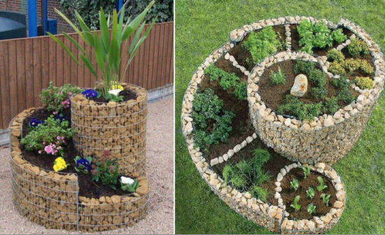 How to DIY Space saving Spiral Garden with video