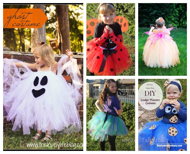 12 DIY No Sew Tutu Skirt Ideas & Tutorials Dress Up This Halloween