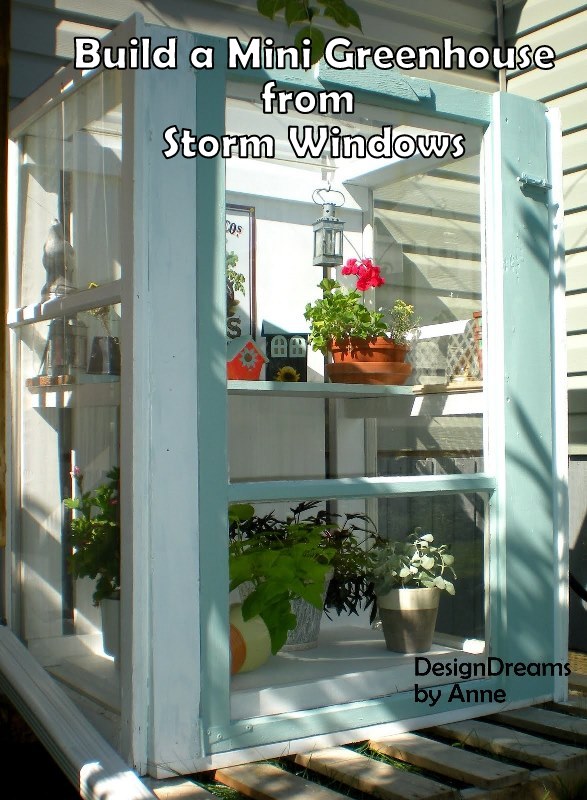 20 Fabulous Ways to Repurpose Old Windows -Turn Old Windows Into Green House