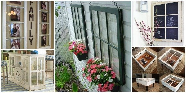 20 Fabulous Ways to Repurpose Old Windows