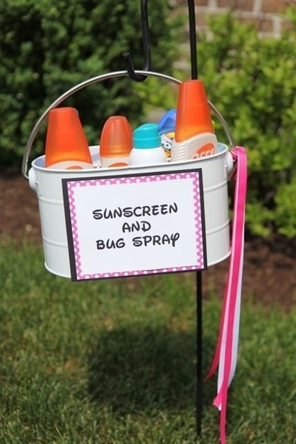 20 Outdoor Party Hacks You've Got To Try This Summer - Provide A sunscreen station!