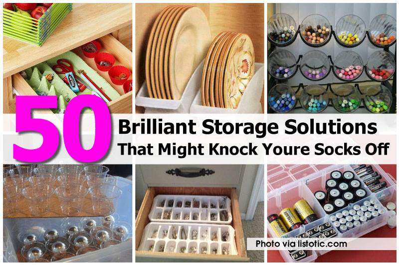 50+ Home Storage Solutions & Ideas