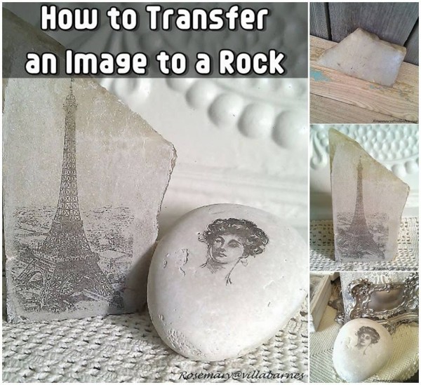 DIY How to Transfer an Image to a Rock
