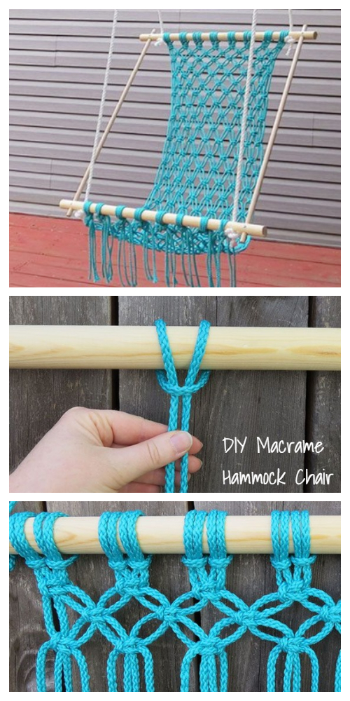 DIY Macrame Hammock Chair Tutorials + Video