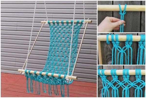 How to DIY Macrame Hammock Chair Swing