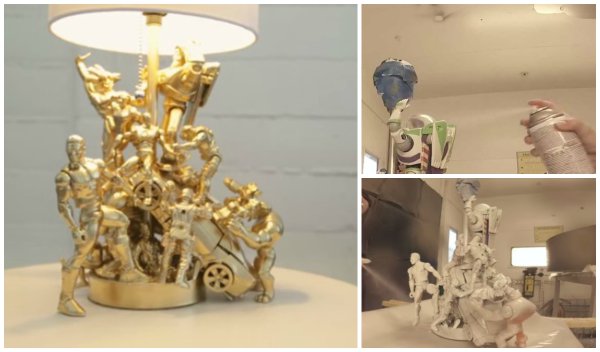 How to Turn Kids Toys into Stunning Table Lamp with video