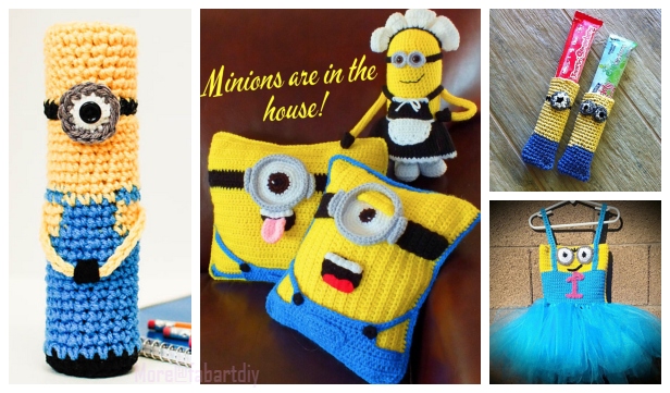 Minion Crochet Gift Card Holder - It's So Corinney