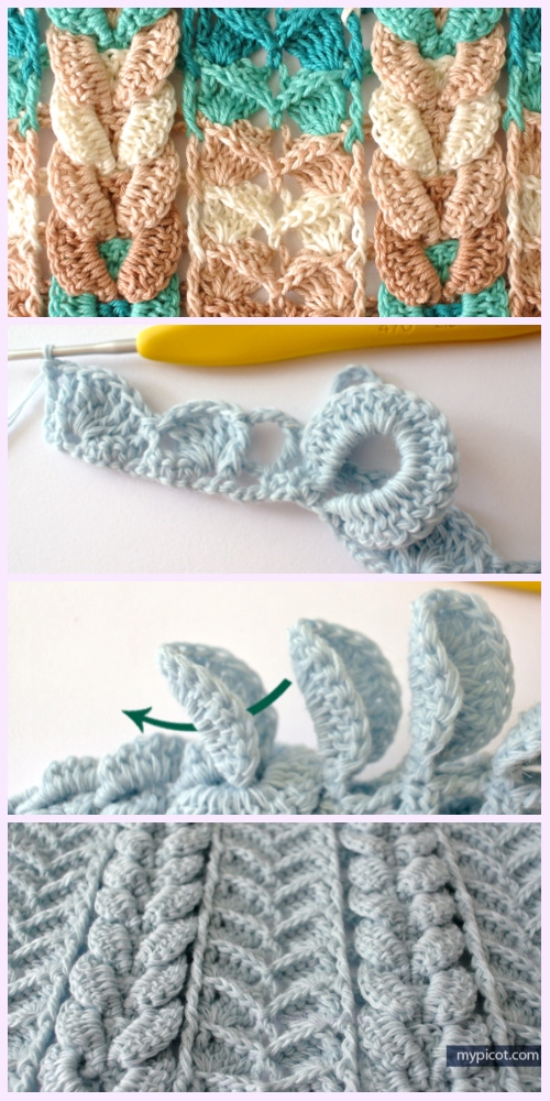 crochet cable pattern stitch 