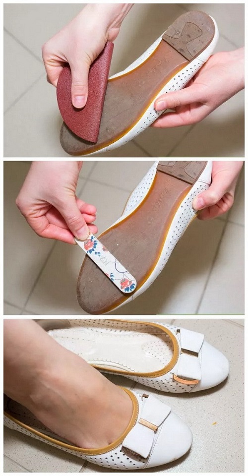 Simple Hacks to Make Shoes More Comfortable -3 Ways To Make Shoes Less Slippery