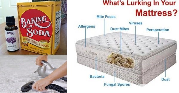 how to clean mattress using baking soda at home easily