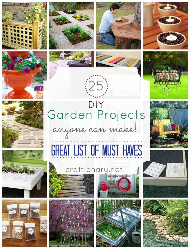 25 DIY Garden Projects Anyone Can Make