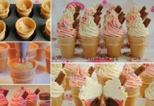 How to DIY Ice Cream Cone Cupcakes (Video) Bake Cupcakes in Ice Cream Cones for the ultimate Party treat! - How to DIY Ice Cream Cone Cupcakes (Video)