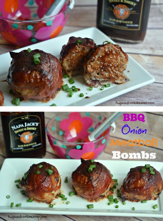 DIY BBQ Meatball Onion Bombs
