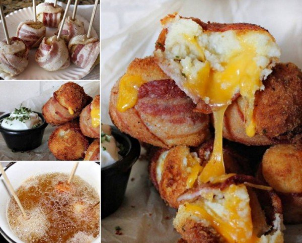 DIY Mash Potato Bacon Bombs recipe and tutorial