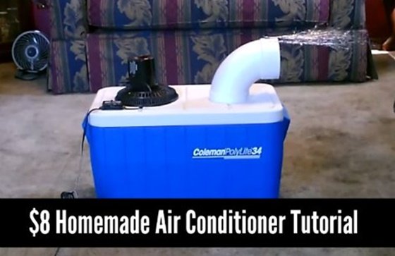 How to DIY Homemade Air Conditioner Tutorial - VIDEO 