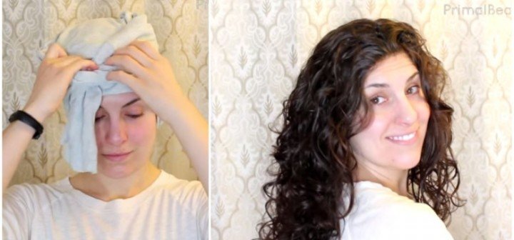 How to Plop Curly Hair Perfect Overnight