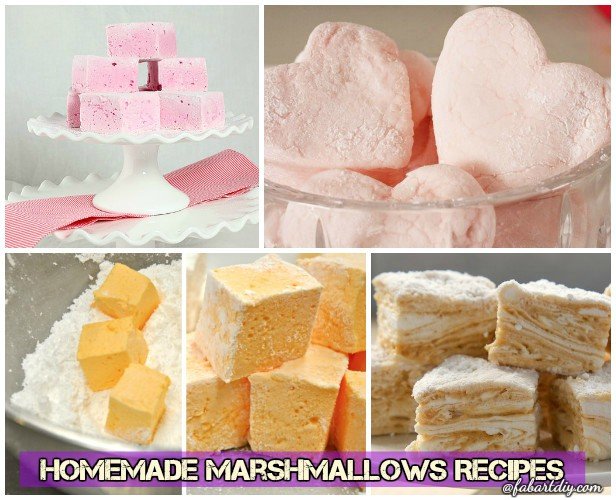 DIY Make Homemade Marshmallows Recipes