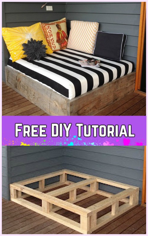 DIY Wood Day Bed Tutorial