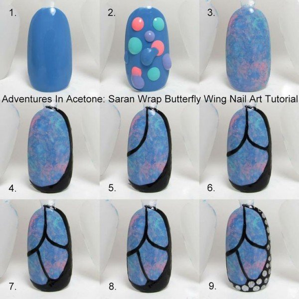 DIY Butterfly Nail Art Tutorials