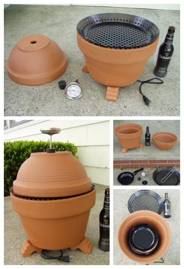 DIY Clay Pot Smoker Outdoor Cooker Tutorial