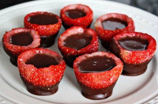 DIY Fruit Jello Shots - DIY Chocolate Strawberry Shots