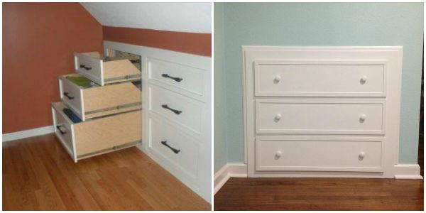 DIY How to Make Built-In Dresser