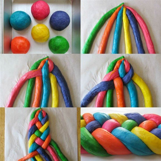 DIY How to Make Jellybean Bread Braid2