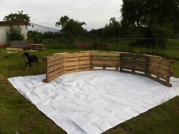 DIY How to Make Swimming Pool Out of Pallets