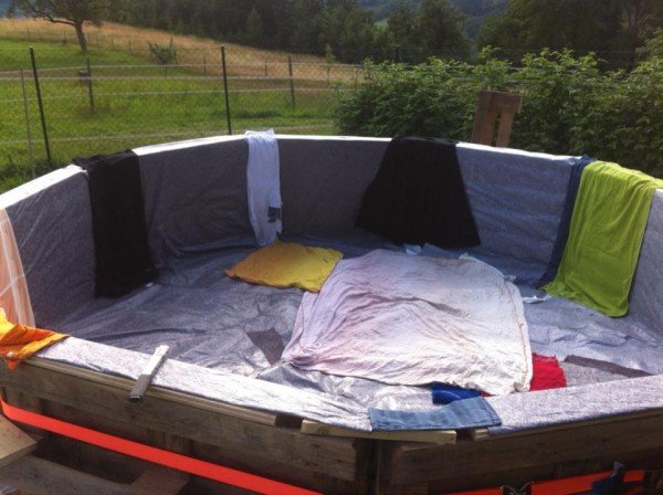 DIY How to Make Swimming Pool Out of Pallets