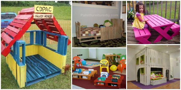 DIY Kids Pallet Furniture Ideas and Projects