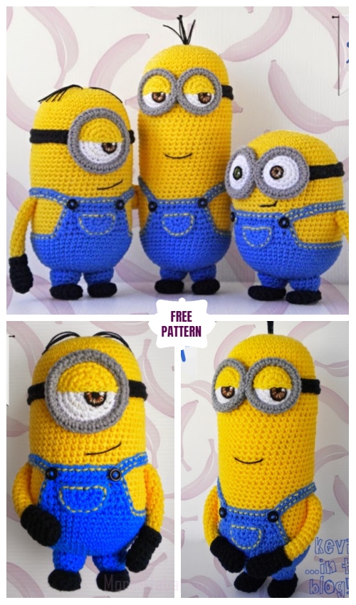 DIY Amigurumi Crochet Minion Free Patterns 