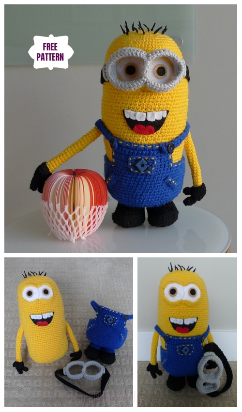 DIY Amigurumi Crochet Minion Free Patterns 