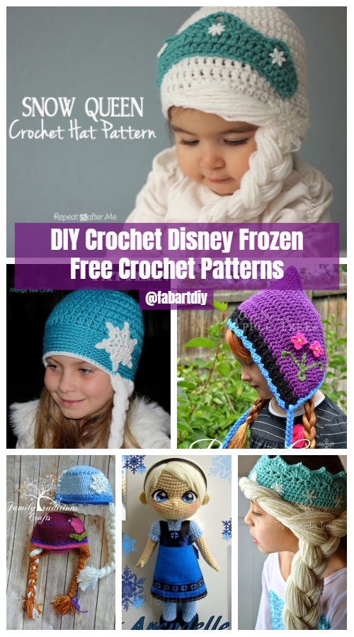 10+ DIY Crochet Disney Frozen Free Crochet Patterns