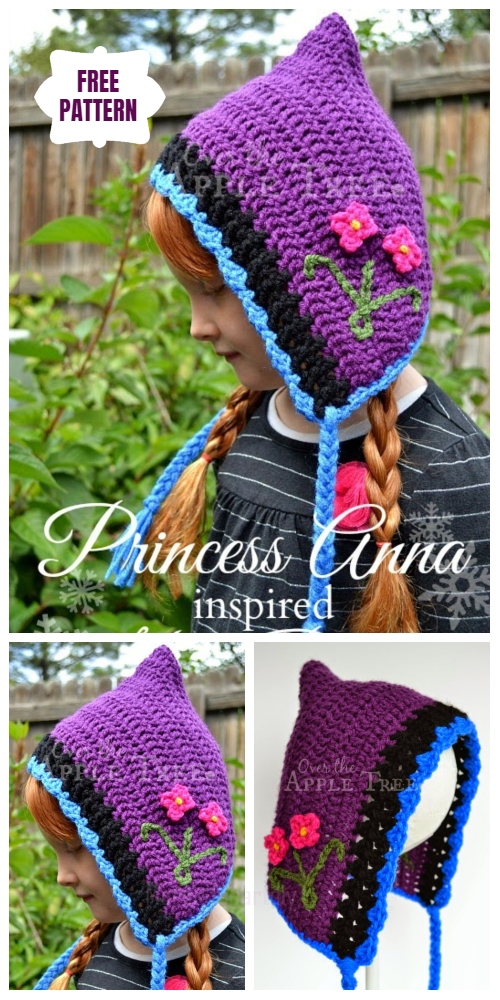 DIY Crochet Disney Frozen Free Patterns - Crochet Crochet Frozen Anna Hat Free Crochet Pattern