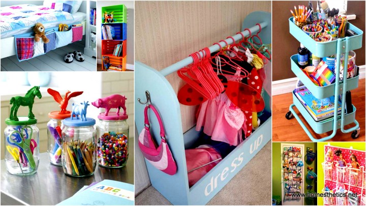 28 Smart Tips and Hacks to Organize Kid's Room Beautifully