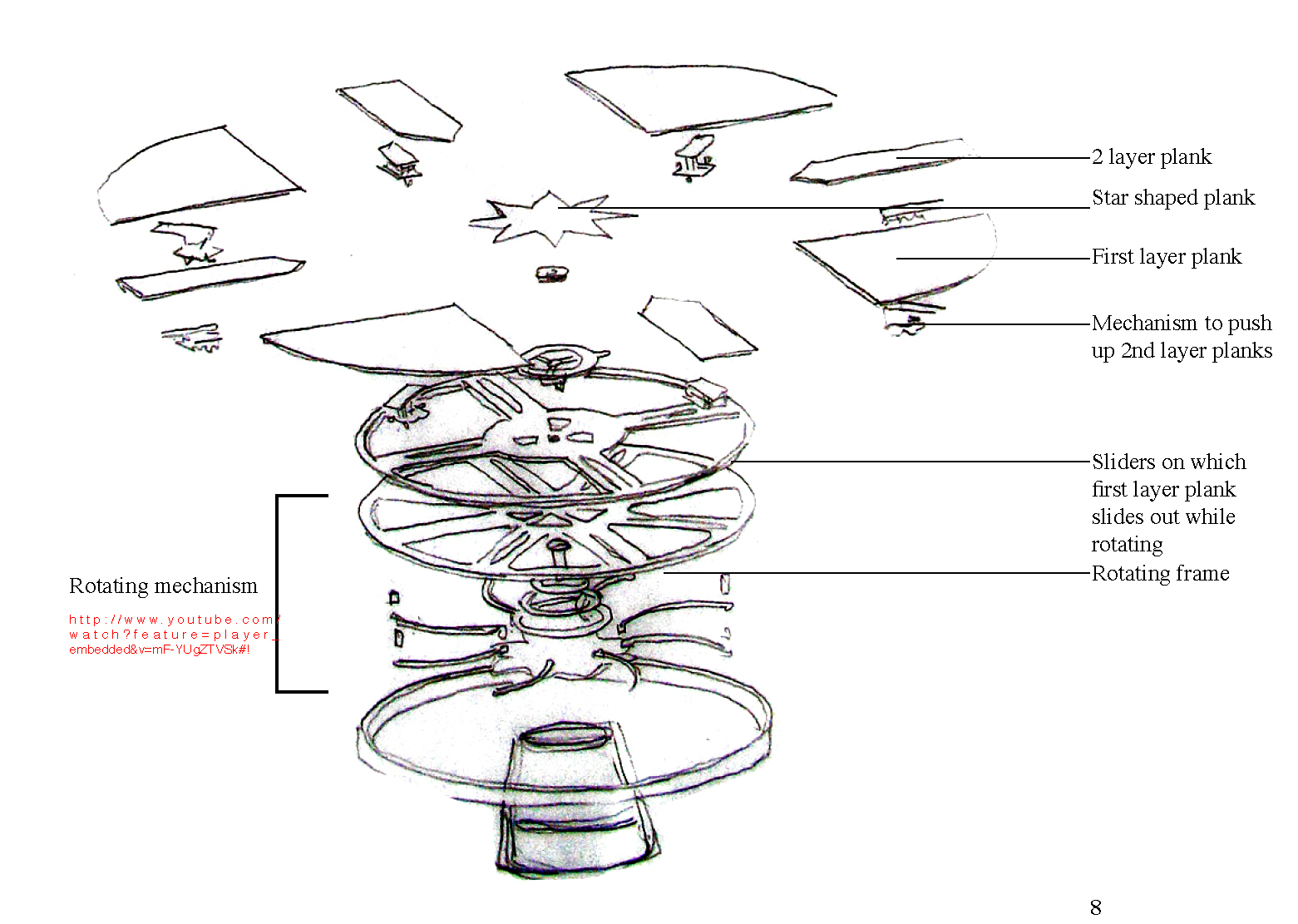 Creative Design of Expandable Round Dining Table