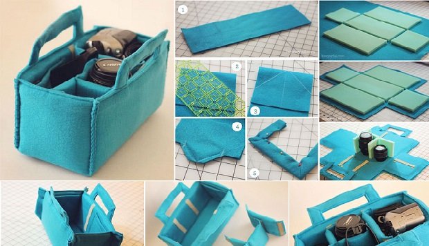 DIY how to sew Camera Case