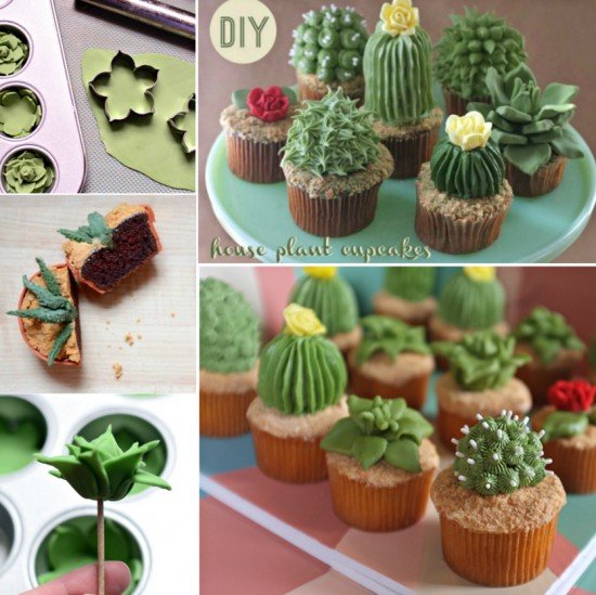 How to DIY Succulent Cupcakes