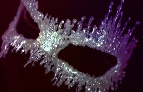 How to Make Hot Glue Ice Queen Mask