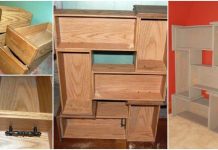 How to DIY Salvaged Shelf from Vanity Drawers How to DIY Salvaged Shelf from Vanity Drawers - DIY Recycled Drawer Shelf