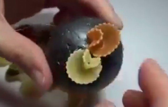 She Glue Pasta on Styrofoam to Make Cutest Decoration Ever