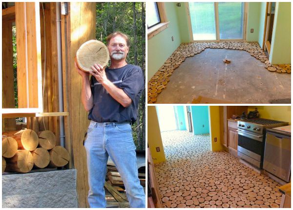 They Laid Wooden Discs On the Floor! The Result An Incredible Makeover