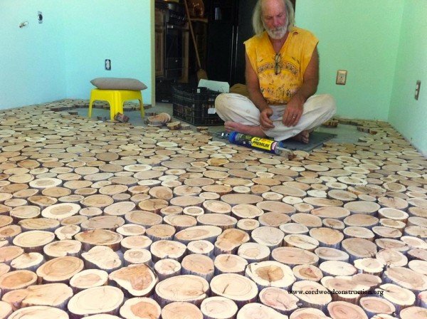 They Laid Wooden Discs On the Floor! The Result? An Incredible Makeover