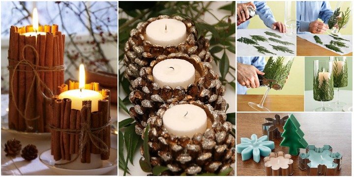 10 Gorgeous Holiday Diy Candle Ideas - Diy Candle Decoration Ideas