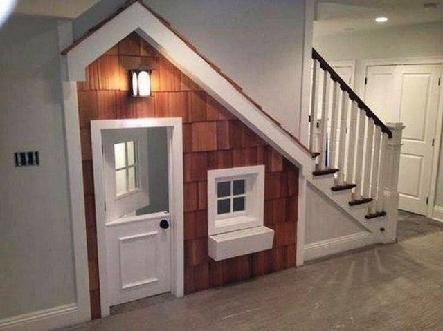 10 Incredible Kids Under Stair Playhouse DIY Ideas and tutorial