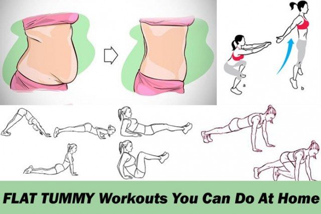 12 Simple Flat Tummy Workouts You Can Do At Home