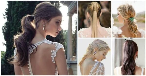 15 Ways to Rock a Pony Tail on Your Wedding Day