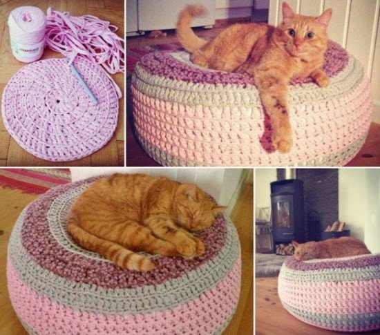 30+ Brilliant Pet Bed DIY Ideas with Tutorials