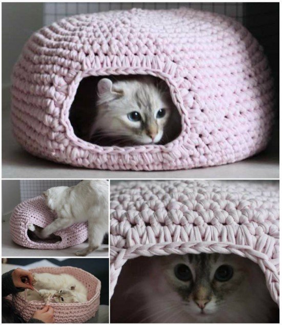 30+ Brilliant Pet Bed DIY Ideas with Tutorials